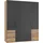 Drehtürenschrank Level by fresh to go 200 x 236 x 58 cm Grau