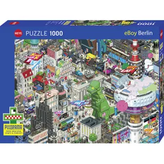 Heye Puzzle Berlin Quest, 1000 Teile, 1000 Stück(e), Kunst