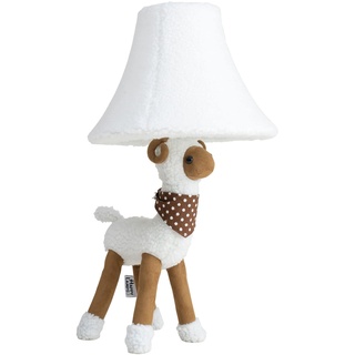 Happy Lamps for smiling eyes Wolle Tischlampe, flauschig, Kinderzimmer, Babyzimmer, Geschenkidee, Design LED-Tischleuchte, Handarbeit, kindersichere Tischleuchte, top Qualität, Kinderzimmerlampe