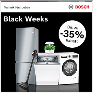 Bosch Black Friday Deals - tolle Preise inkl. Lieferung!