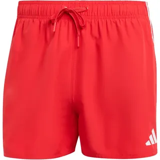 adidas 3-Streifen Badeshorts Pure Ruby/White XL