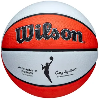 Wilson WNBA Authentic Series Basketball, Langlebige Konstruktion, Für Außergewöhnliche Traktion und verbesserte Präzision, Hergestellt aus Nachhaltigem Material, Für Zeitlosen Stil, Orange, Größe: 5