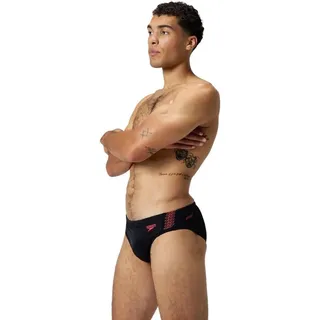Speedo Herren Hyperboom Splice Badehose | Schnell trocknend | Training | Fitness | Chlorbeständig Coral Sands 26