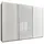 Schwebetürenschrank Ernesto 270 x 208 x 65 cm Weiß