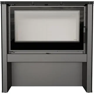 Kratki Juno Kaminofen Stahl Schwarz