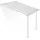 Terrassenüberdachung Olympia 307 x 295 x 305 cm weiß