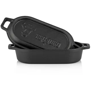 BBQ-Toro Dutch Oven 1 l Gusseisen schwarz
