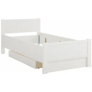 Priess Bett »Husum Schlafzimmer Jugendzimmer Rahmenbett« mit Komforthöhe verschiedene Ausführungen hochwertige Premium Qualität, weiß
