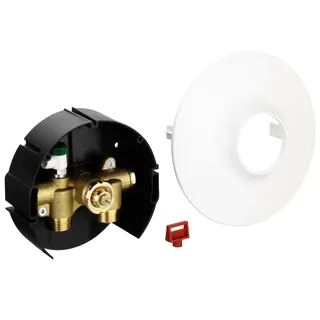 Danfoss FHV-R 20 Wandeinbaukasten für Fußbodenheizung, G 3/4 A, Abdeckung rund