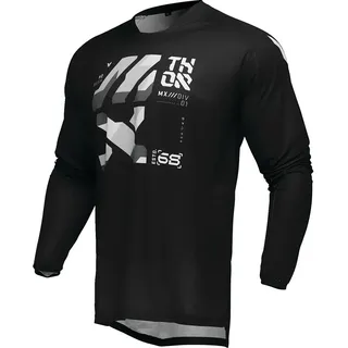 Thor Launchmode Brave Langarm-trikot - Black / Gray - M