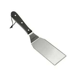 Campingaz Premium Edelstahl Plancha Spatel | mit langem Griff | ideal für Burger, Meeresfrüchte & Gemüse | auch für Plancha Oberflächenreinigung geeignet | Schaufel für Grillabende und Planchas