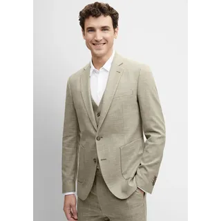 Anzugsakko CINQUE "CIDATI", Herren, Gr. 94, braun, Web, Obermaterial: 59% Viskose, 40% Polyester, 1% Elasthan, gemustert, regular fit, Sakkos Anzugsakko, mit Brusttasche