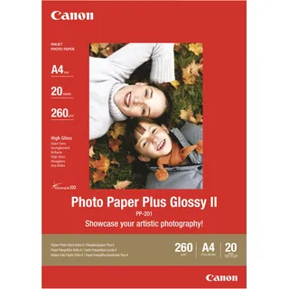 Plus Glossy II PP-201 13 x 18 cm 265 g/m2 20 Blatt