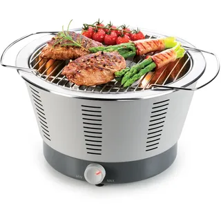 Tescoma 707210, Grill, Holzkohle, 1 Zone(n), Tisch, Gitter, Grau - Grau