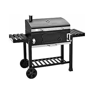 TAINO HERO XXL Smoker Holzkohle-Grill BBQ Grillwagen Standgrill