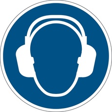 Bild Sicherheitskennzeichen Gehörschutz benutzen, Ø 43 cm, 172906