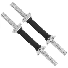 Yes4All Verstellbarer Hantelgriff für 2,5 cm Hantelscheiben aus Gusseisen mit Halsbändern belastbare Hanteln (Paar & Einzel)