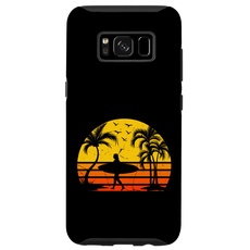 Hülle für Galaxy S8 Wassersurfen Surfer – Surfen Sonnenuntergang Surfboard Surfer