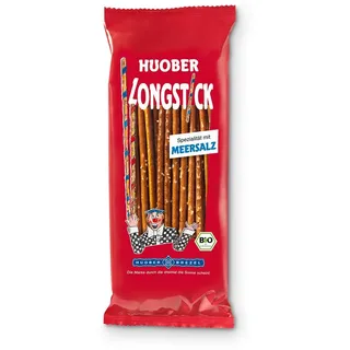 Huober Bio Longstick mit Meersalz, Laugengebäck, 125 g