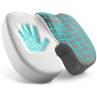 FORTEM Sitzkissen, Sitzpolster, Bürostuhlkissen, Memory-Schaum Schreibtischstuhl Kissen, Rutschfestes Sitzkissen für Gaming, Autositzkissen, Computerstuhlkissen, Waschbarer Bezug