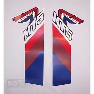 Dekor für Honda MT'86 weiß links/rechts