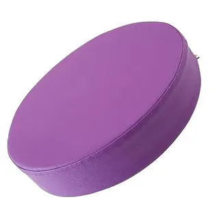 uyeoco Rundes Stuhlkissen Aus Kunstleder, 30X30cm/35X35cm/40X40cm/45X45cm/50X50cm/55X55cm, Rundes Memory-Schaum-Sitzkissen, wasserdichte, rutschfeste Runde Stuhlpolster(C9,35x35x8cm(13.8x3in))