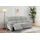 Couch Webstoff 3-Sitzer Grau