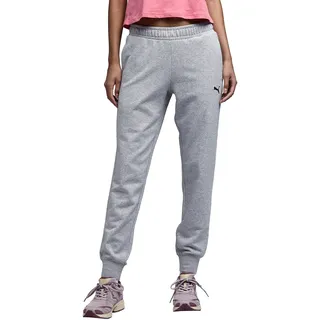 Puma ESS Small No. 1 Logo Comfort High-Waist Sweatpants TR cl Grau XXL