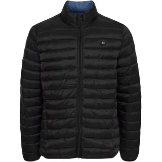 Blend BHRomsey Herren Steppjacke Übergangsjacke Herrenjacke Jacke gefüttert mit Stehkragen, Größe:XL, Farbe:Black (194007)