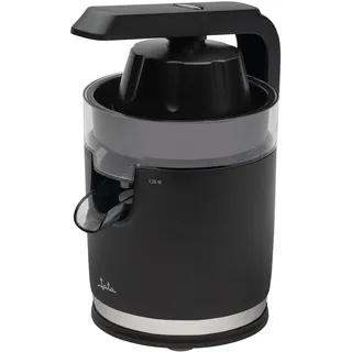 Jata JEEX1712 Elektrische Orangenpresse, 120 W, 2 abnehmbare Kegel unterschiedlicher Größe, auslaufsicher, mit Hebel für mehr Effizienz, BPA-frei