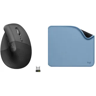 Logitech Lift Ergonomische Maus Schwarz