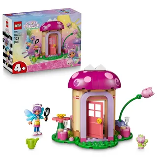 LEGO Gabbys Puppenhaus Kitty Fees Gartenhaus Spielzeug - Mit Puppen Gabby und Kitty Fee Minifiguren & Puppenhaus Zubehör - Geburtstag Geschenk für Mädchen ab 4 Jahren - 11212