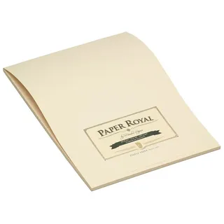 RÖSSLER Magni, Briefumschlag, 2002831008 | Paper Royal | Briefblock A4, 40 Blatt, chamois gerippt A4