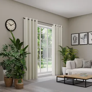 Neutex for you! ARUBA Ösen 137 x 220 cm Beige 1 Stk.
