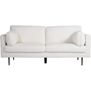venture home Boom 3-seat sofa - Teddy Fabric White