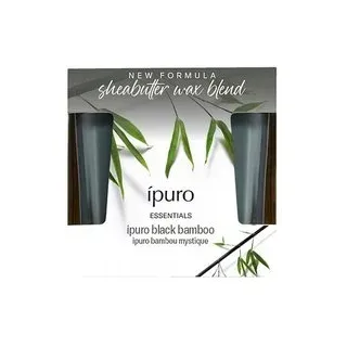 ipuro Duftkerze Black Bamboo schwarz Black Bamboo, 1 St.