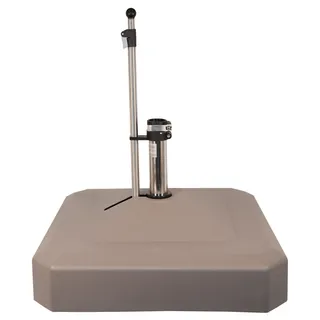 Liro Schirmständer Midi Plus 100 K Kunststoff 75 x 75 cm Grau