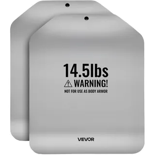 Vevor Gewichtsplatten für Gewichtswesten 13,2 kg Set (2 x 6,6 kg), Gebogene Gewichtswestenplatten für WODs & Funktionelles Training, Ergonomisches Zusatzgewicht für Krafttraining, Laufen und Fitness
