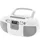 SCD7800WE tragbares Digitalradio Kassettenspieler CD-Player DAB+, USB - Weiß
