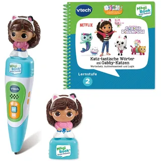 Vtech MagiBook Lernstufe 2 – Gabby's Dollhouse inkl. Story'Friend Lernfigur,