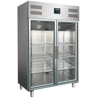 Saro Gewerbekühlschrank mit Glastür - 2/1 GN Modell GN 1200 TNG