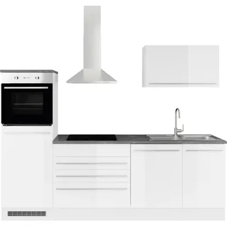 BASIC by Balculina Küchenzeile Jazz 260 cm weiß