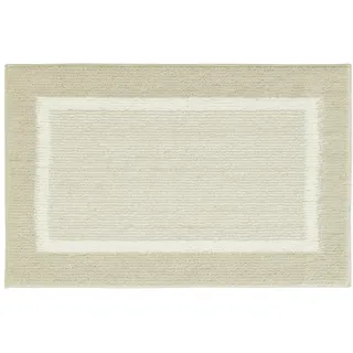 andiamo Badematte rutschfest Maui - Badezimmerteppich weich und flauschig - Duschvorleger für Badezimmer Badteppich rutschfest waschbar 40 x 60 cm Beige