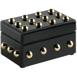 home&you Schmuckkästchen Luxoris , Glas , 12.6x10x19 cm , Ordnen & Aufbewahren, Schmuckaufbewahrung