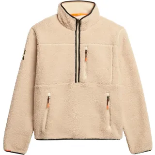 Superdry Outdoor Halbreißverschluss-sweatshirt - Oatmeal beige XL