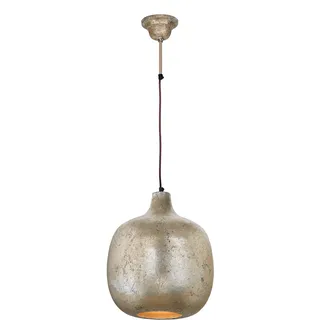 Kayoom Hängeleuchte Bronze, Metall, Kugel,Kugel, 34x38x34 cm, Lampen Ø Leuchten, Innenbeleuchtung, Hängelampen, Pendelleuchten