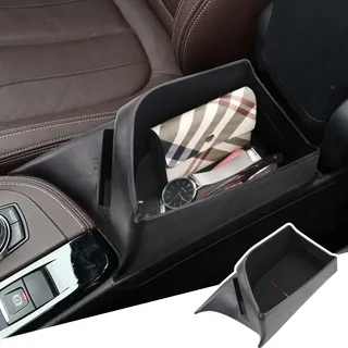 BIBIBO Aufbewahrungsbox Kompatibel mit BMW X1 F48 2016-2022 X2 F39 2019-2022, Mittelkonsole Organizer, Ablage in der Mittelkonsole, X1 F48 Zubehör, X2 F39 Zubehör