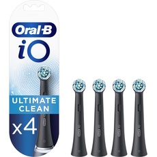 Bild von Oral-B iO Ultimate Clean Black Zebbürstenspitze, Packung mit 4