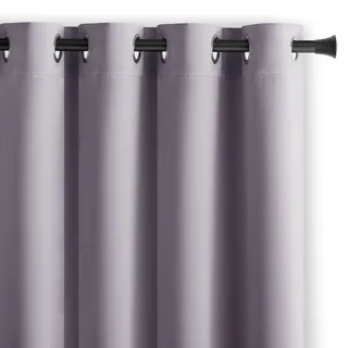 RESTILO Blackout Vorhang 140x175 cm rosa 1 St. Ösenschal Verdunkelungsvorhang Blickdicht Fensterdekoration Dekoschal Dekorvorhang Blackout