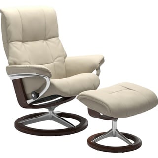 Stressless® Relaxsessel »Mayfair«, mit Signature Base, Größe S, M & L, Gestell Braun, beige